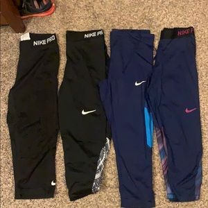 Lot of size large Nike capris